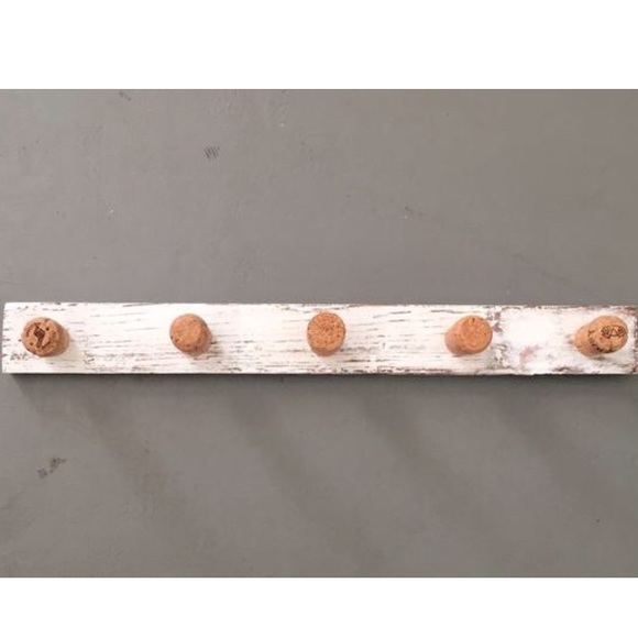 Handmade Champagne Cork Jewelry Rack Hanging Rack - Picture 3 of 8